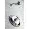 Kingston Brass KB2631BXTSO Shower Trim Only W/out Tub Spout, Polished Chrome KB2631BXTSO - alternate 5